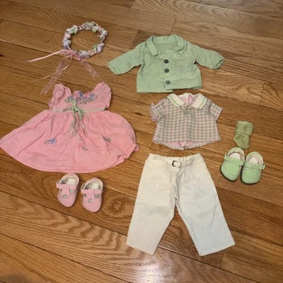 American Girl Bitty Baby Twins Clothing Set Sunday Best Vintage Outfit Complete - Image 1 of 4
