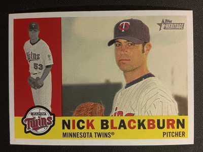 2009 Topps Heritage Nick Blackburn #27 - Image 1 of 2