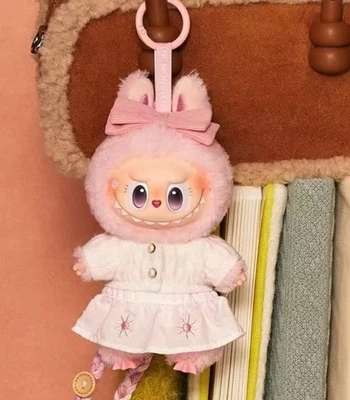 Auténticos Suéteres Pop Mart Pop Land MOKOKO Fall Into Rosa Peluche Labubu Nuevos Foto 1 de 4