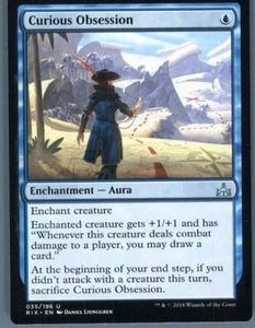 Magic the Gathering MTG Rivals of Ixalan Curious Obsession #35 Buy 2 Get 1 - Picture 1 of 2