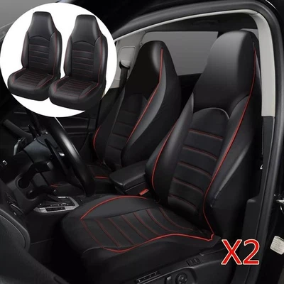 Front bucket seat covers fits 1987 to 1998 Ford F150-250 truck Foto 1 de 4