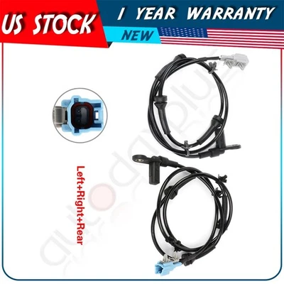 Par de sensores de velocidad ABS del lado del conductor y del pasajero trasero para 04 05-09 para Nissan Quest Foto 1 de 4