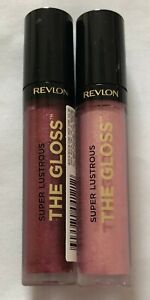 2 Revlon Super Lustrous The Gloss Lipgloss, 275 Dusk Darling & 203 Lean In