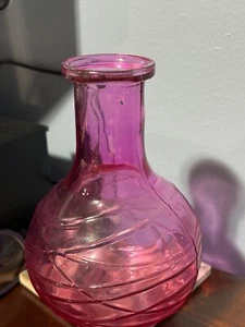 Vintage Lavender swirl Style Vase / 6" X 4" - Picture 1 of 3
