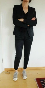 Damen Anzug DRYKORN Hose+Blazer schick cool blauschwarz neuwertig Gr.38/IV - Bild 1 von 8