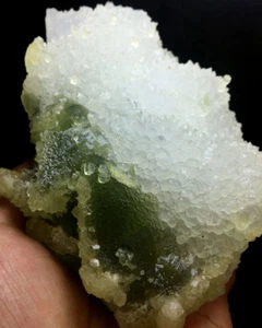 659g WOW! Natürlicher grüner Fluorit Quarz Kristall Cluster Probe #155 - Bild 1 von 12