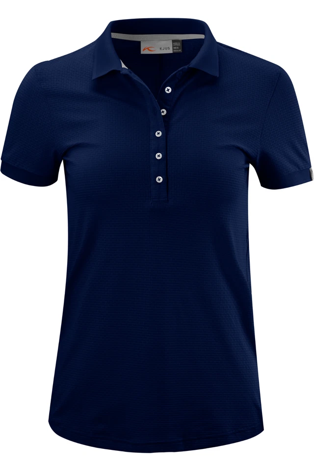 KJUS Damen Shine Poloshirt - Farbe: Atlanta Blue