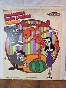 Bullwinkle & Rocky & Friends Volume 1 CED RCA Vidéodisc 1960 Vintage Cartoon - Photo 1/4