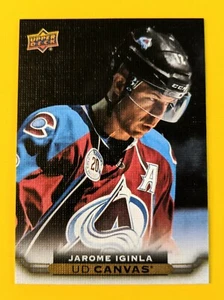 ☆UD CANVAS☆JAROME IGINLA☆SERIES 2 #C141 ☆2015-16 ☆COLORADO AVALANCHE ☆LEGEND HOF - Picture 1 of 2