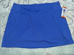 Sketchers Go Walk Go Luxe Skirt Blue Size XXL New With Tags - Picture 1 of 4