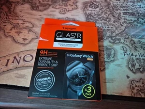 Spigen - Protecteur d'écran Samsung Galaxy Watch 42mm GLAS.tR Slim - 3 pièces - Photo 1 sur 1