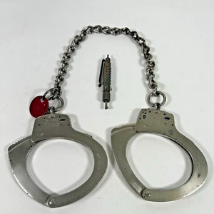 Smith & Wesson M-1900 Ankle Cuffs/Leg Irons Harris County Sheriff’s Office & Key - Picture 1 of 10