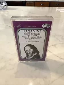 Paganini Violin Concerto No. 1 In D (Cassette, 1984 ACS 8123 VTG Classical) - Picture 1 of 4