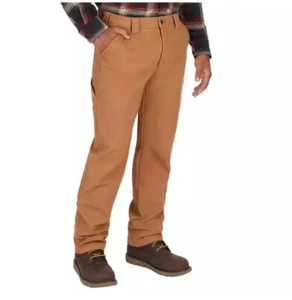 Coleman Jeans NWT Cargo Mens 40x30 Tan Canvas Fleece Hunt Gorpcore Hike Lot - Picture 1 of 6