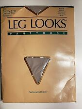 Vtg Leg Looks Medium Granite Sandalfoot Tummy & Hip Control Top Pantyhose Nylon