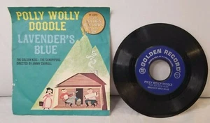 Little Golden Records POLLY WOLLY DOODLE Record 45 RPM. - Bild 1 von 12