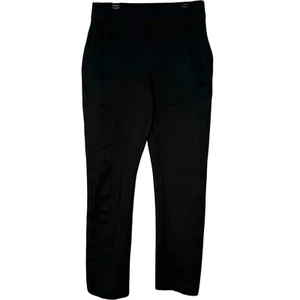 Pantalones rectos ajustados Spanx SuperSmooth Perfect Fit Ponte talla M negros tiro alto - Imagen 1 de 11