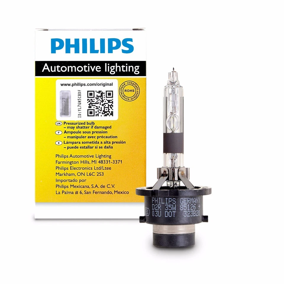 Authentic Philips D2R HID Xenon 200% More Light Upgrade Headlight Light Bulb NEW - Image 1 of 1