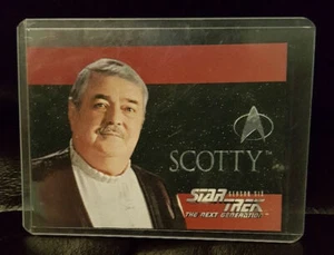 Star Trek 1997 SKYBOX The Next Generation - SEASON 6 FOIL EMBOSSED S34 SCOTTY - Picture 1 of 2