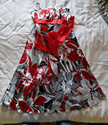 Floral pattern party dress by  Debut at Debenhams Size 10