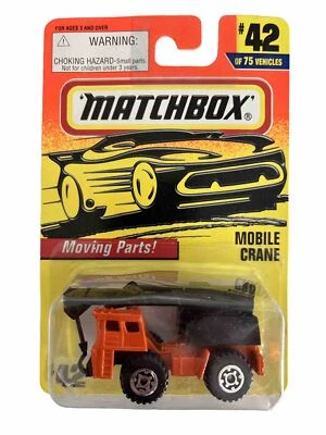 Matchbox 1996 #42 Mobile Crane, 1:64,Die Cast MIP (B13) - Image 1 of 2