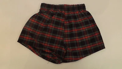 Traje de baño a cuadros azul para niños/jóvenes de colección de los años 60 NOS talla grande, cintura de 20-26" Foto 1 de 4