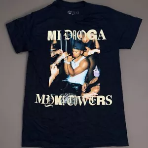 NWOT Unisex Young Kingz Myke Towers Black Graphic Tee Shirt - Small - Picture 1 of 4