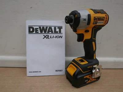 DeWalt DCF887 18V XR Impact Driver Bare Unit + DCB182 4 ah Battery - Image 1 of 4