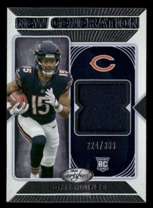 2024 Certified Rome Odunze #NGJ-ROE New Generation Relic Patch RC 224/399 Bears - Picture 1 of 2