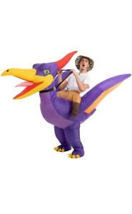 Inflatable Dinosaur Costume Adult Ride On Pteranodon Pterodactyl RECHARGEABLE!