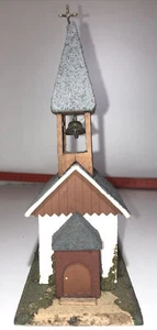 HV4-004 (3) Vaupe Kirche Art. 1064 aus Holz H0 Kirchenglocke  bepflanzt - Picture 1 of 10