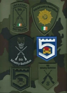 5th Infantry Battalion Shoulder Patches Irish Defence Forces Military Insignia  - Bild 1 von 7