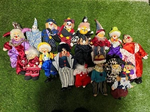 Große CLOWN Harlekin SAMMLUNG PORZELLAN KERAMIK groß und klein - Bild 1 von 1