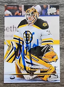 Tim Thomas Signed 2008-09 Upper Deck Card #181 Boston Bruins Goalie NHL Auto RAD - Picture 1 of 2