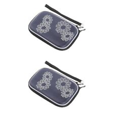  Set of 2 Non-woven Fabric Mobile Hard Disk Package Travel Hdd Shockproof Bag