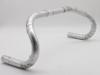 CINELLI Criterium Rennrad Lenker Aluminum silber 420 mm  - ∅  26,4 mm Klemmung - Bild 1 von 4