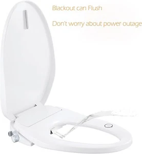 Smart Bidet Toilet Seat with Adjustable Seat&Water Temperature, Electronic Heate - Picture 1 of 6