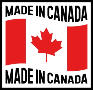 Calcomanía adhesiva de parachoques de coche con sello cuadrado hecha en Canadá - Imagen 1 de 1