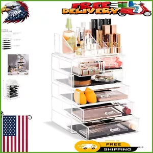 Versatile 16-Slot Makeup Organizer with Drawers - Perfect for Beauty & Jewelry - Picture 1 of 9