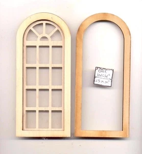 Window -  Palladian Round Top - 2169 wood dollhouse miniature 1:12 scale USA