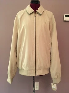 NWT Dockers Men's Lightweight Full Zip Lined Jacket Khaki Size M $140 DM 5SK020 - Picture 1 of 14