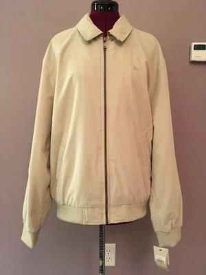 NWT Dockers Men's Lightweight Full Zip Lined Jacket Khaki Size M $140  DM 5SK020 - Image 1 of 4
