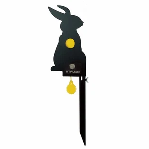 Metal Rabbit Reset Target, Air Rifle Animal Silhouette Shooting Targets for O... - Picture 1 of 6