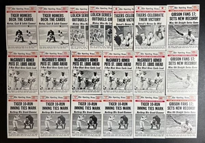 (19) KARTEN LOT 1969 Topps World Series Zusammenfassung THE SPORTS NEWS EXMT + GIBSON! - Bild 1 von 3