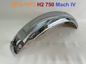 1972-1973 Kawasaki Triple H2 750 Mach IV Rear Fender. H2750 H2A 750cc Mud Guard - Foto 1 di 10