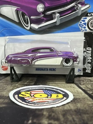 Hot Wheels 1949 Hirohata Merc Mercury Purple Diecast Sealed USED NM Condition - Image 1 of 4