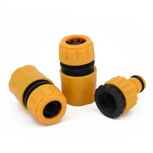 1/2 Watering Hose Pipe Fitting Adaptor Set Quick Garden Water Hoselock Connector - Picture 1 of 12