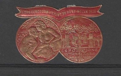 Poster Stamps, Cinderellas, Vignettes. ITALIE 1906 - Esposizione MILANO - Photo 1/2