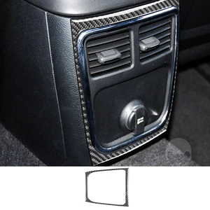 Cubierta de ventilación de salida de aire trasera de fibra de carbono real para Chrysler 300 2011-2023 1X - Imagen 1 de 9