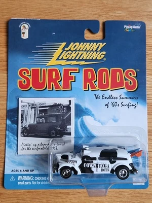 VINTAGE "JOHNNY LIGHTNING " SURF RODS" COWABUNGA BOYS "SURFING WAGON"BONUS SLIDE - Image 1 of 2